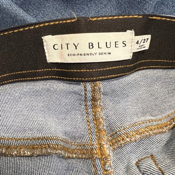 City Blues Women’s Pull On Tummy Control Ankle Jeans Size 4 - Picture 7 of 7